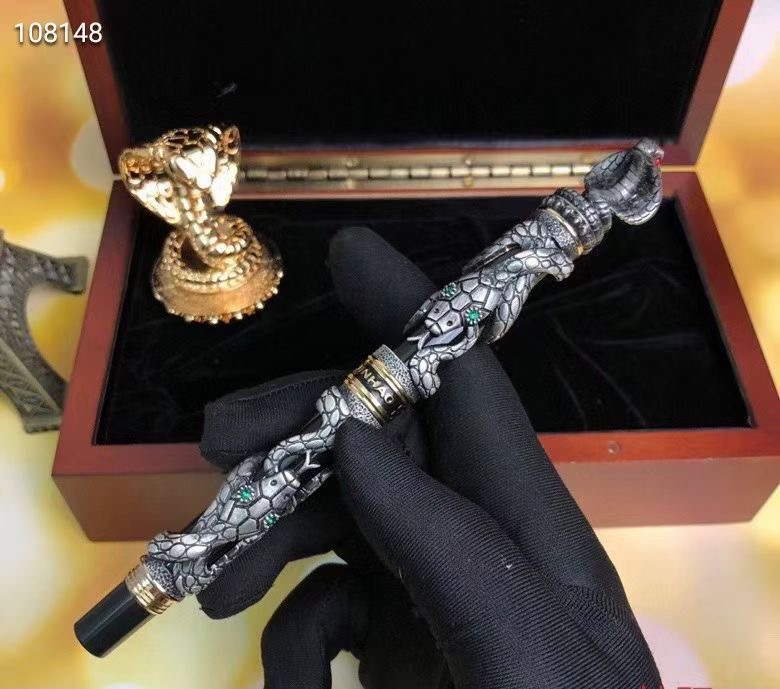 Luxury Jin-hao Black Snake Roller Ball Pen - Click Image to Close